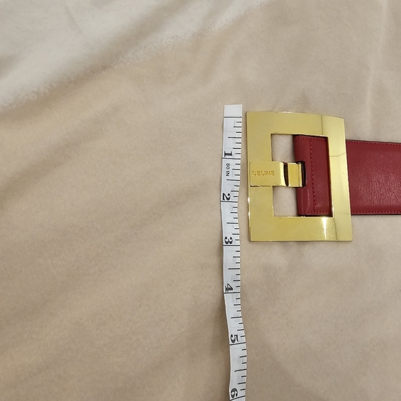 Celine red belt - Picture 6 of 12